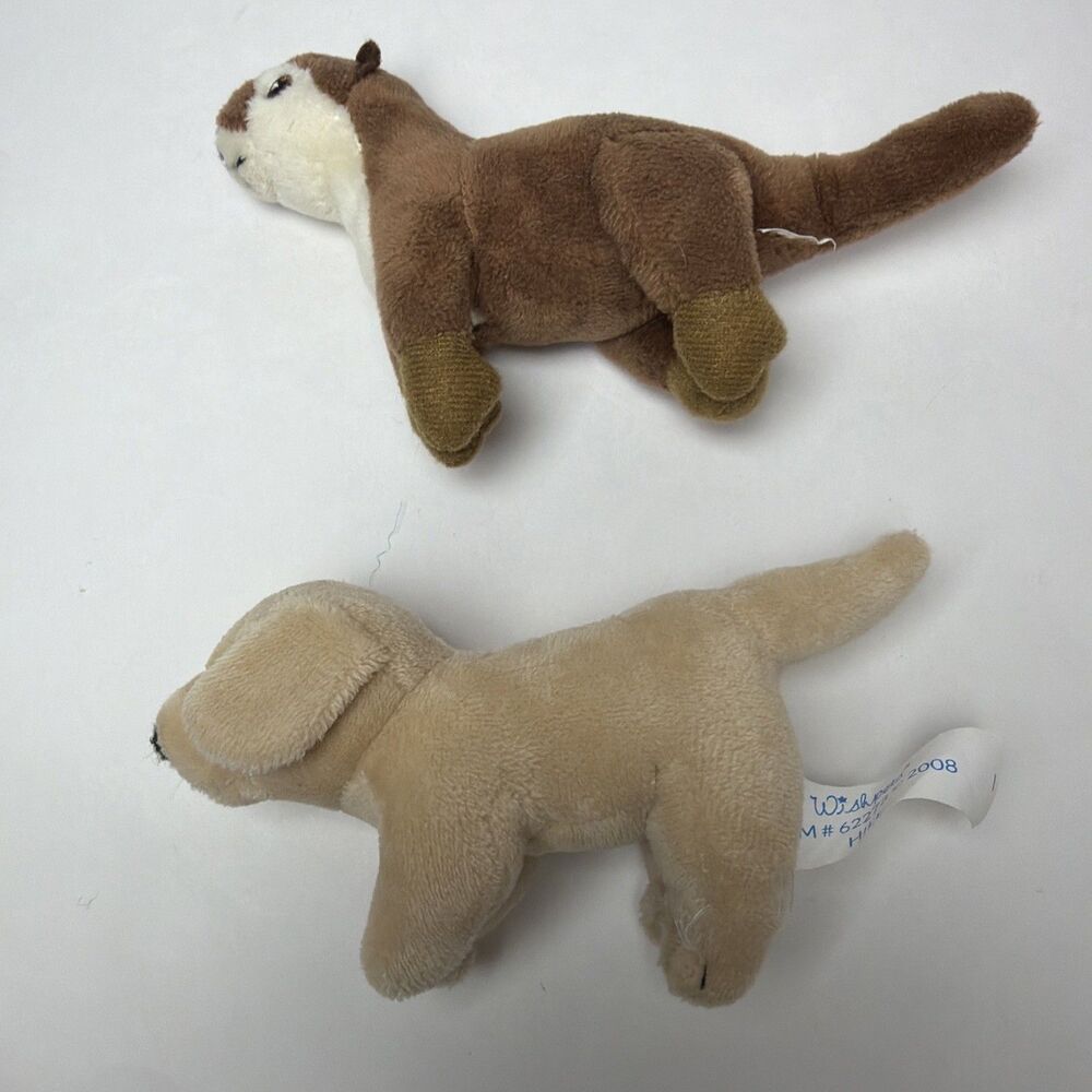 Wishpets Sea Otter & Yellow Lab Mini Plush